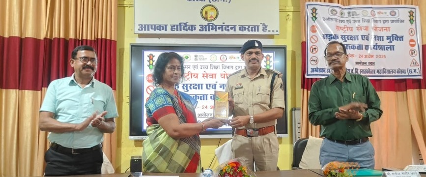 KORBA:यातायात जागरूकता के लिए किया जा रहा काम…