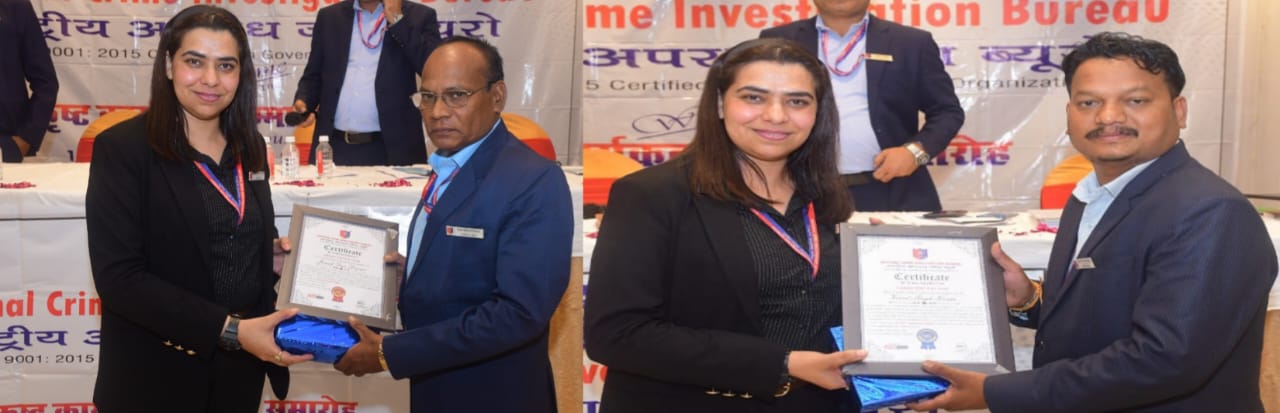 बेस्ट सपोर्टर व बेस्ट ऑफिसर अवार्ड से जनकू दास दीवान व विनोद सिंह करपे को अवार्ड से सम्मानित