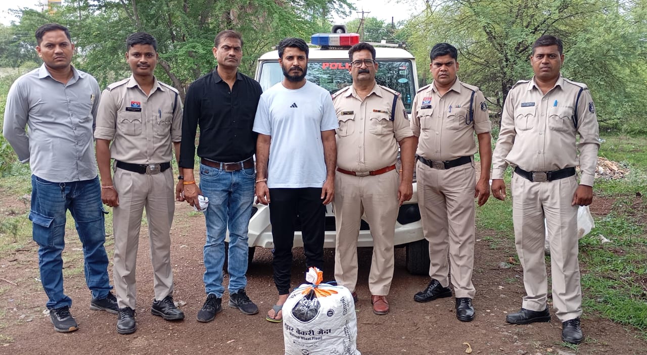 रायपुर पुलिस ने गांजा के साथ हिस्ट्रीशीटर जमन अली को गिरफ्तार किया