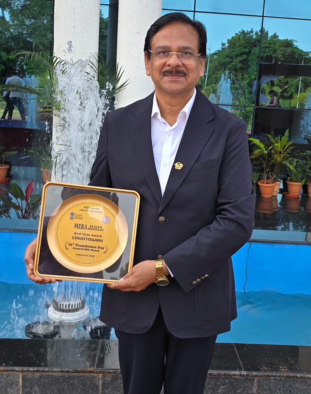 छत्तीसगढ़ को मिला ‘बेस्ट सेरीकल्चर स्टेट‘ का राष्ट्रीय पुरस्कार