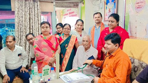 राष्ट्रीय आयुर्वेद दिवस पर सेवा पखवाड़ा के तहत भाजपा चिकित्सा प्रकोष्ठ द्वारा नि:शुल्क स्वास्थ्य शिविर का आयोजन…