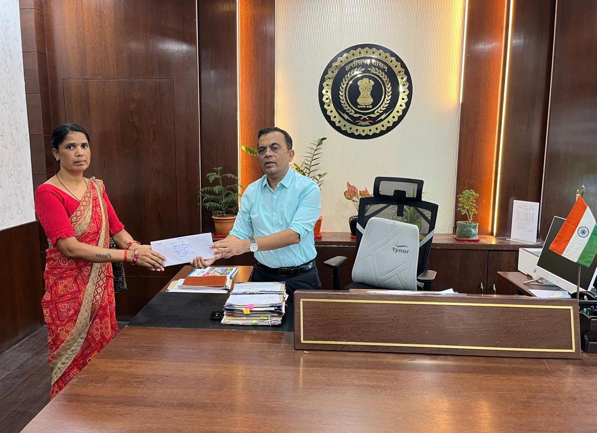 संवेदना से संबल तक श्रीमती धर्मीन नायक को अनुकंपा नियुक्ति, शासन की संवेदनशील पहल