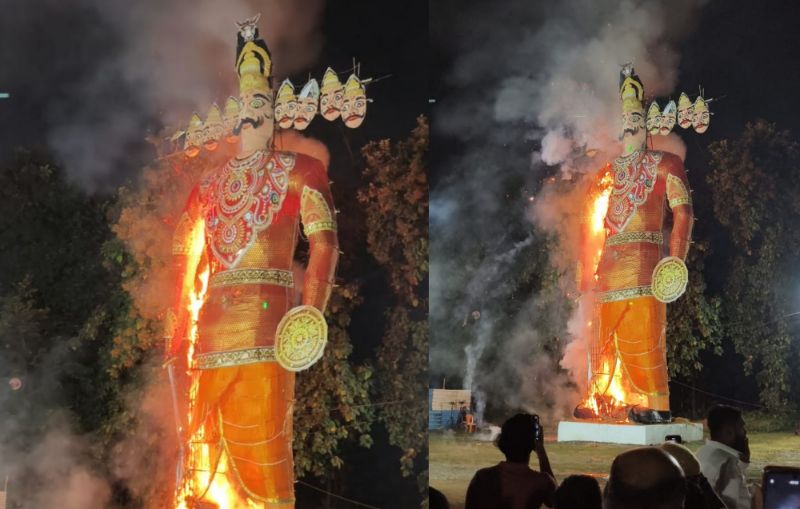 बालको नगर में धूमधाम से मनाया गया रामलीला व दशहरा महोत्सव, इंद्रधनुषी आतिशबाजी ने मोहा मन