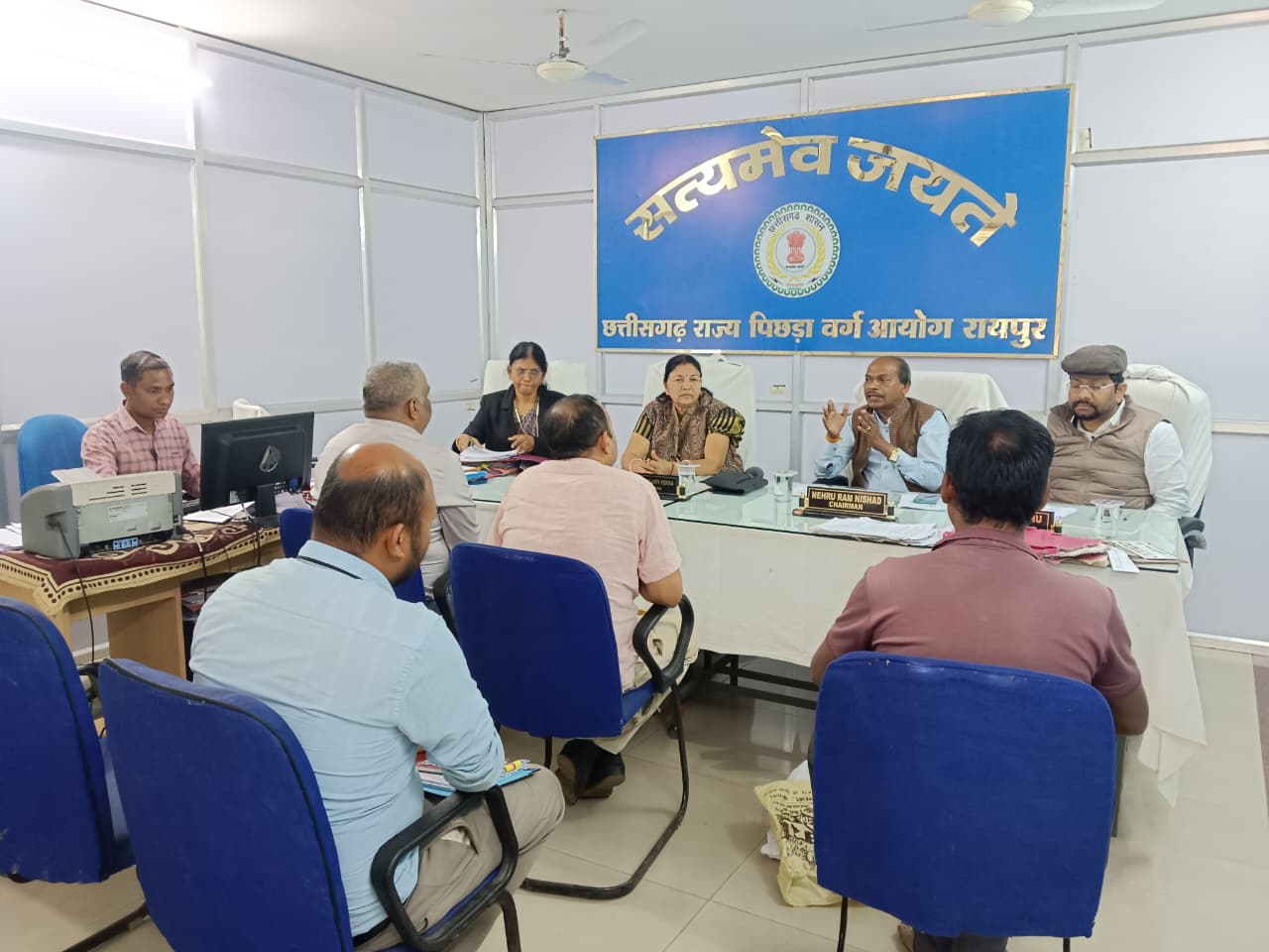 पिछड़ा वर्ग आयोग में विभिन्न शिकायतों की सुनवाई