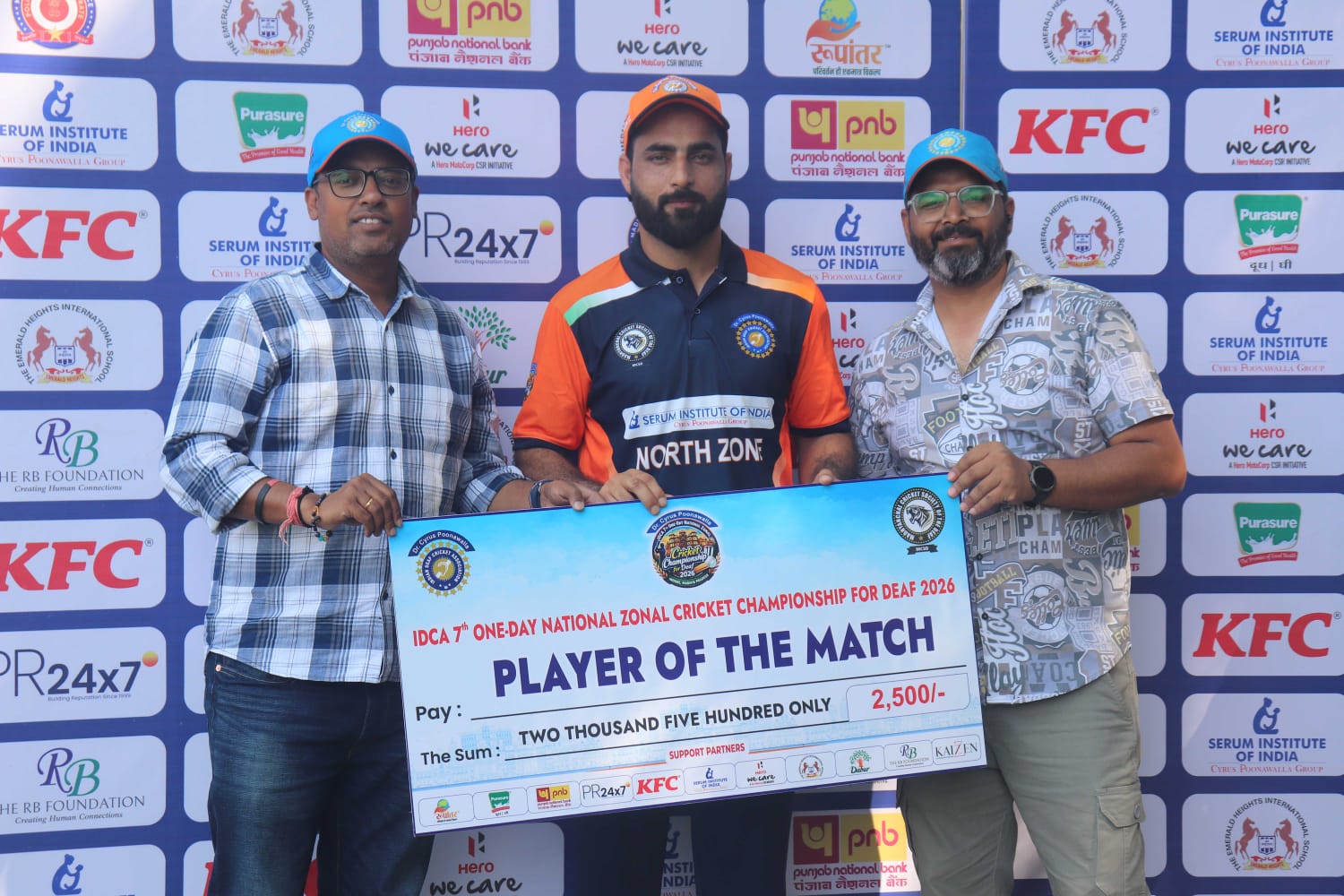 डेफ क्रिकेट में दूसरे दिन खूब चले चौके-छक्के; नॉर्थ जोन और वेस्ट जोन ने जमाई धाक